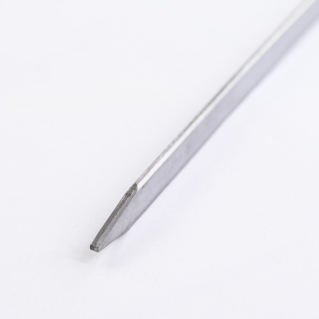 Шампур нержавеющий 670*12*3 мм с деревянной ручкой в Сочи