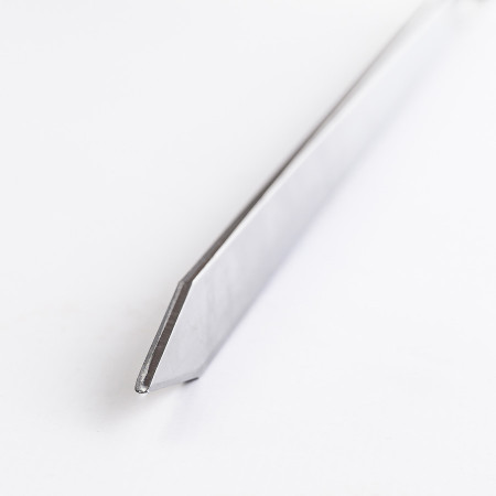 Шампур нержавеющий 620*12*3 мм с деревянной ручкой в Сочи