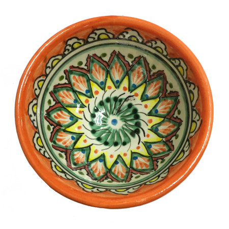 Коса для первых блюд Риштанская Керамика оранжевый Мехроб, средняя в Сочи