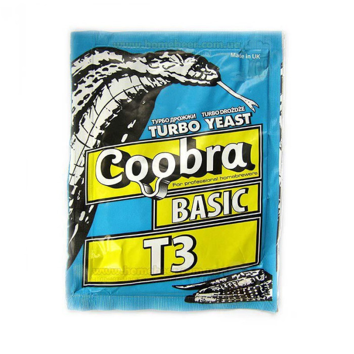 Турбодрожжи спиртовые "COOBRA" BASIC T3 (90 гр) в Сочи