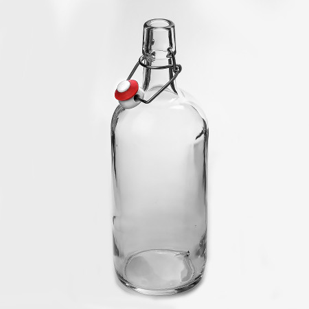 Бутылка бесцветная бугельная 1 литр в Сочи